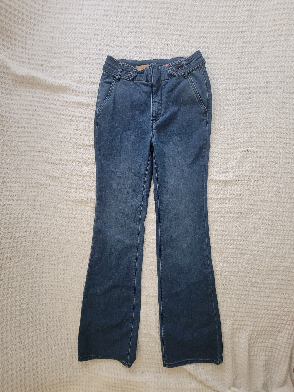 Women's Dark Blue Flared Jeans